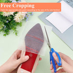 PALAY Sole Protector for High Heels with Self Adhesive PVC Film 10x200cm | Transparent Anti Slip Design