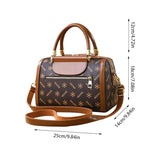 PALAY® Handbag for Women Fashion Vintage Print Hand Bag with Shoulder Strap Evening Bag Shoulder Bag Crossbody Bag Casual Handbag Mother's Day Gift Christmas Gift for Sisters, 25x14x18cm