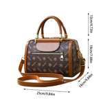 PALAY Handbag for Women with Vintage Print and Multi Layer Compartments | PVC Shoulder Bag