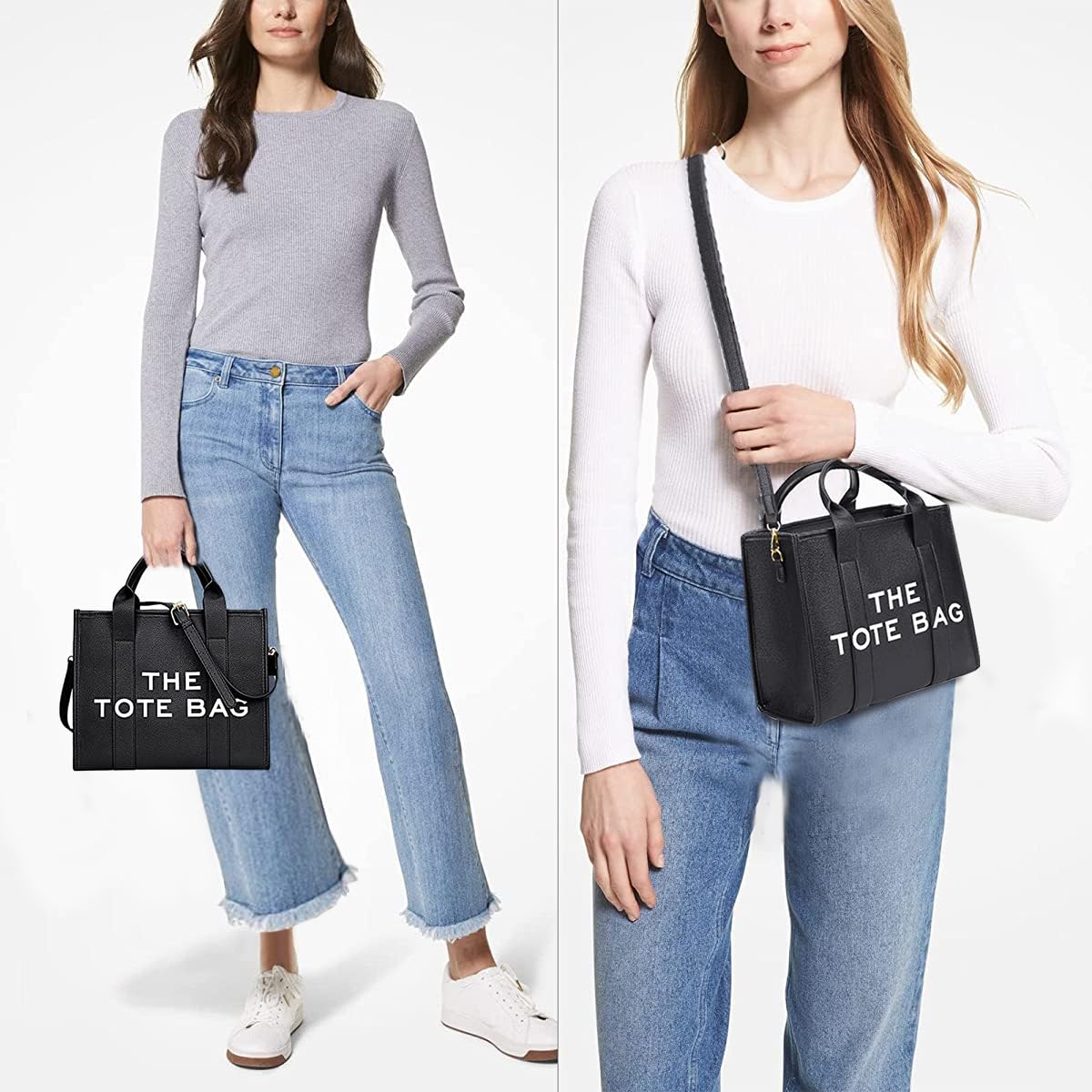 PALAY® Tote Bags for Women PU Leather Tote Bag with Detachable Shoulder Belt, Crossbody Bags Handbag Purse with Zipper for Work