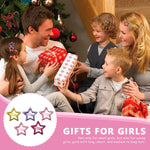 PALAY Hair Clips for Girls with Non Slip Metal Design and Glitter Star Shape | 20 Pcs 3.2 cm Set