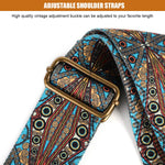 PALAY Purse Strap Replacement for Handbag and Travel Bag with 59in Adjustable Canvas Width 1.9in featuring Retro Tone Metal Clip Closure | Stylish Shoulder Sling