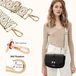 PALAY Purse Crossbody Wide Shoulder Strap for Bags with 3.8cm Width and Adjustable 80–130cm Length | Diamond Embroidered Polyester Design for Women