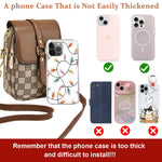 PALAY Sling Bag for Women with Multi Layered Design and 5×2.75×7.8 in Size | Brown PU Leather Crossbody Phone Purse