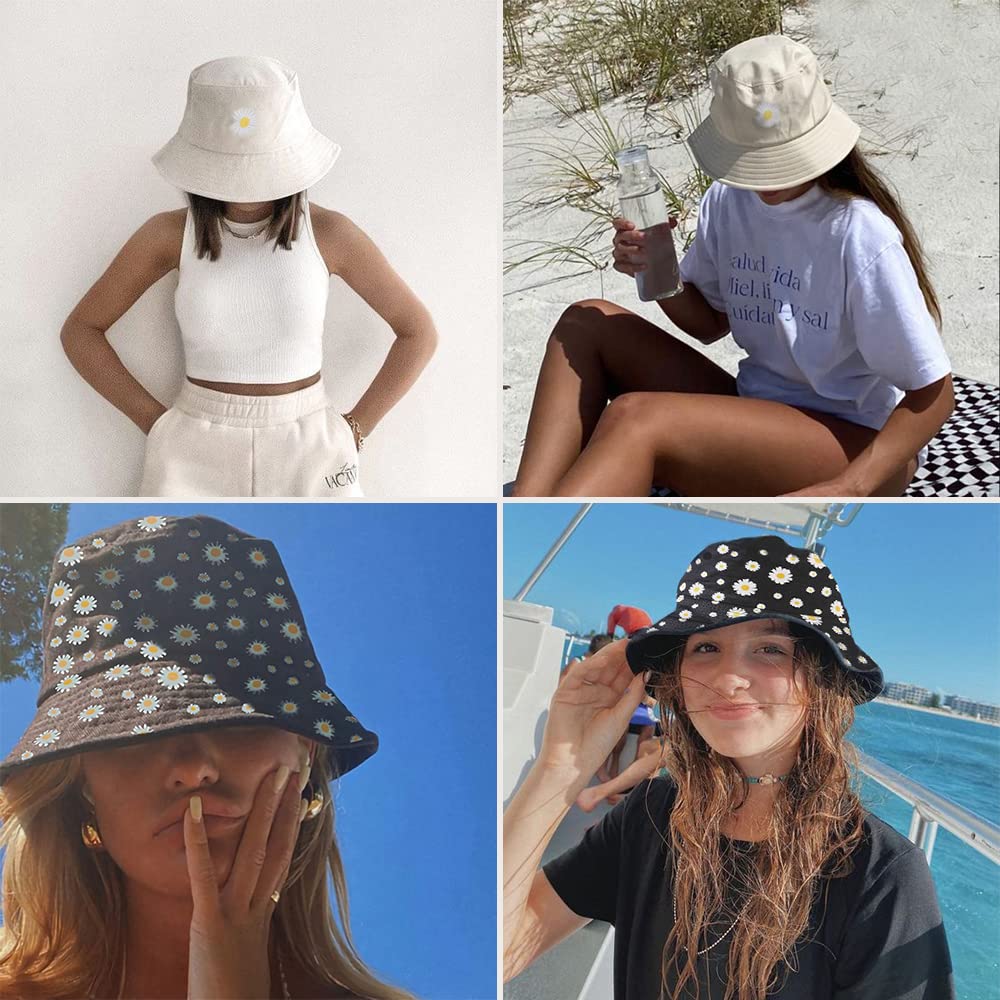PALAY Bucket Hat for Women with 58 cm Fit and Reversible Cotton Design | UPF 50+ Sun Protection