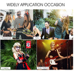 PALAY Punk Waist Chain Belt for Women featuring Metal Rings and Heart Pendant | 110cm Black Faux Leather