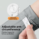 PALAY Hand Gloves for Sun Protection with Non Slip Palm and Touch Screen Design | 22.2 in Cooling Nylon Sleeves