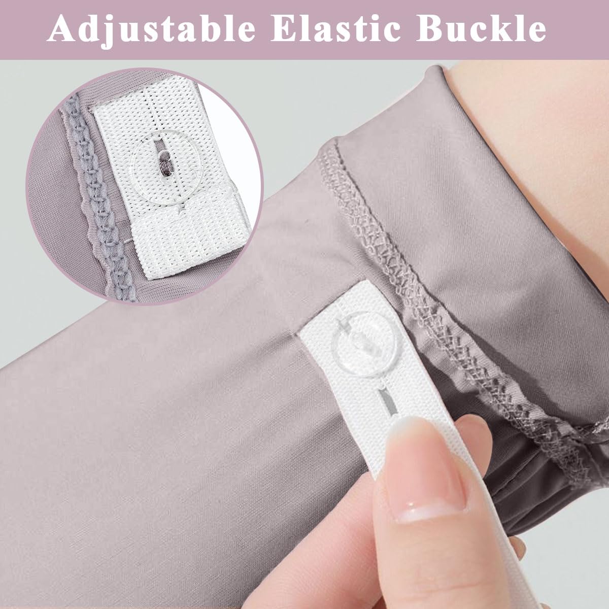 PALAY UV Protection Arm Sleeves for Driving and Cycling with UPF 50+ & Anti Slip Palm | Purple