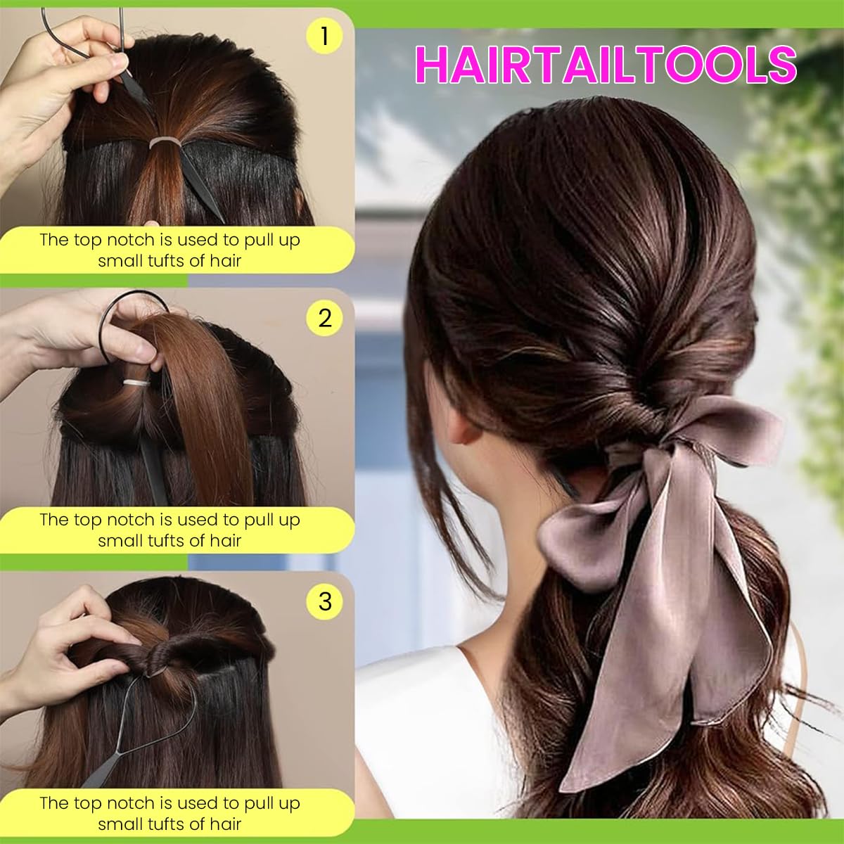 PALAY Hair Elastics Rubber Bands for Women and Girls featuring 2000pcs Colorful Set with Comb and Styling Tools | Ideal for Ponytails and Braids