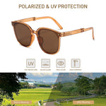 PALAY® Women Sunglasses, Fashion UV Protective Sunglasses for Men and Womenwith Travel Storage Case Stylish Polarized Sunglasses at Driving, Beach Resort, Travel