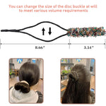 PALAY® Hair Bun Accessories for Women and Girls Stylish Rhinestone Magic Hair Bun Maker