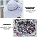 PALAY Womens Sun Hat for Outdoor Travel with 10 cm Crown and Reversible Design | Grey Cotton