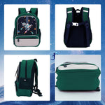 PALAY School Backpack for Kids with Dual Zipper & 35×35×12cm Capacity | Nylon Cartoon Design