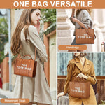 PALAY Tote Bag for Women with Detachable Shoulder Strap 27.5×10.5×22cm PU Leather | Everyday Use