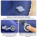 PALAY Inflatable Camping Pillow for Travel and Hiking featuring Easy Inflation & TPU Comfort | 40x31cm Ultralight Design