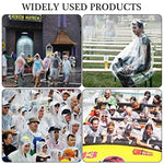 PALAY Reusable EVA Raincoats for Camping and Hiking featuring Drawstring Hood | One Size 50 in