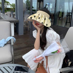 PALAY Sun Hat for Women with 5.12 in Wide Brim featuring Open Crown Straw Headband | UV Protection