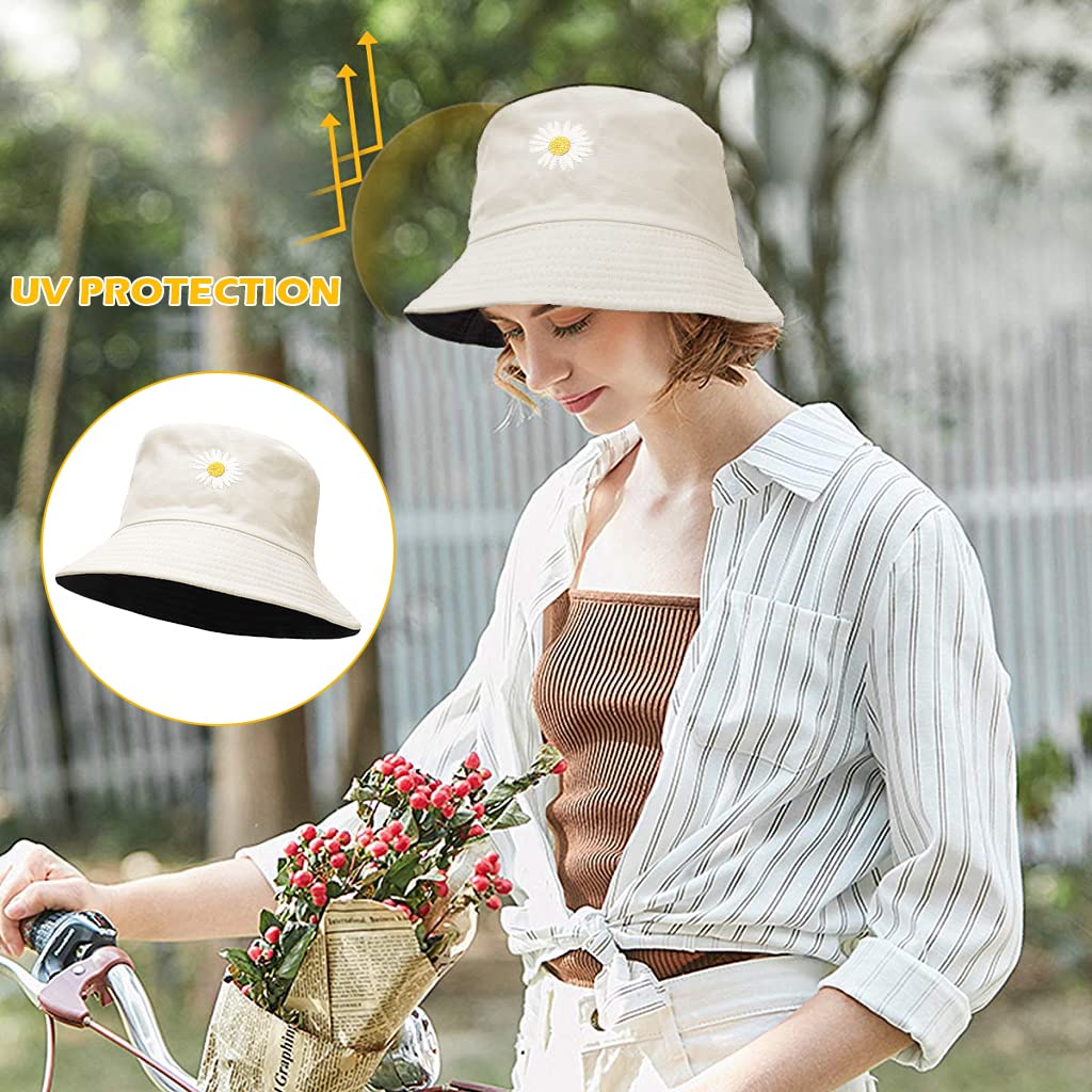 PALAY Women Bucket Hat for Outdoor Activities with Ventilation Holes and 22–23 in Fit | Foldable Cotton Sun Cap for Beach and Hiking