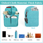 PALAY Folding Backpack Insert Organizer for Travel and Gym with Multi Compartments | Felt Divider for Bags and Luggage