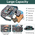 PALAY Women Crossbody Bag for Travel and Daily Use with Multi Layer Pockets | 10.2x3.9x8.2 in Nylon Shoulder Satchel