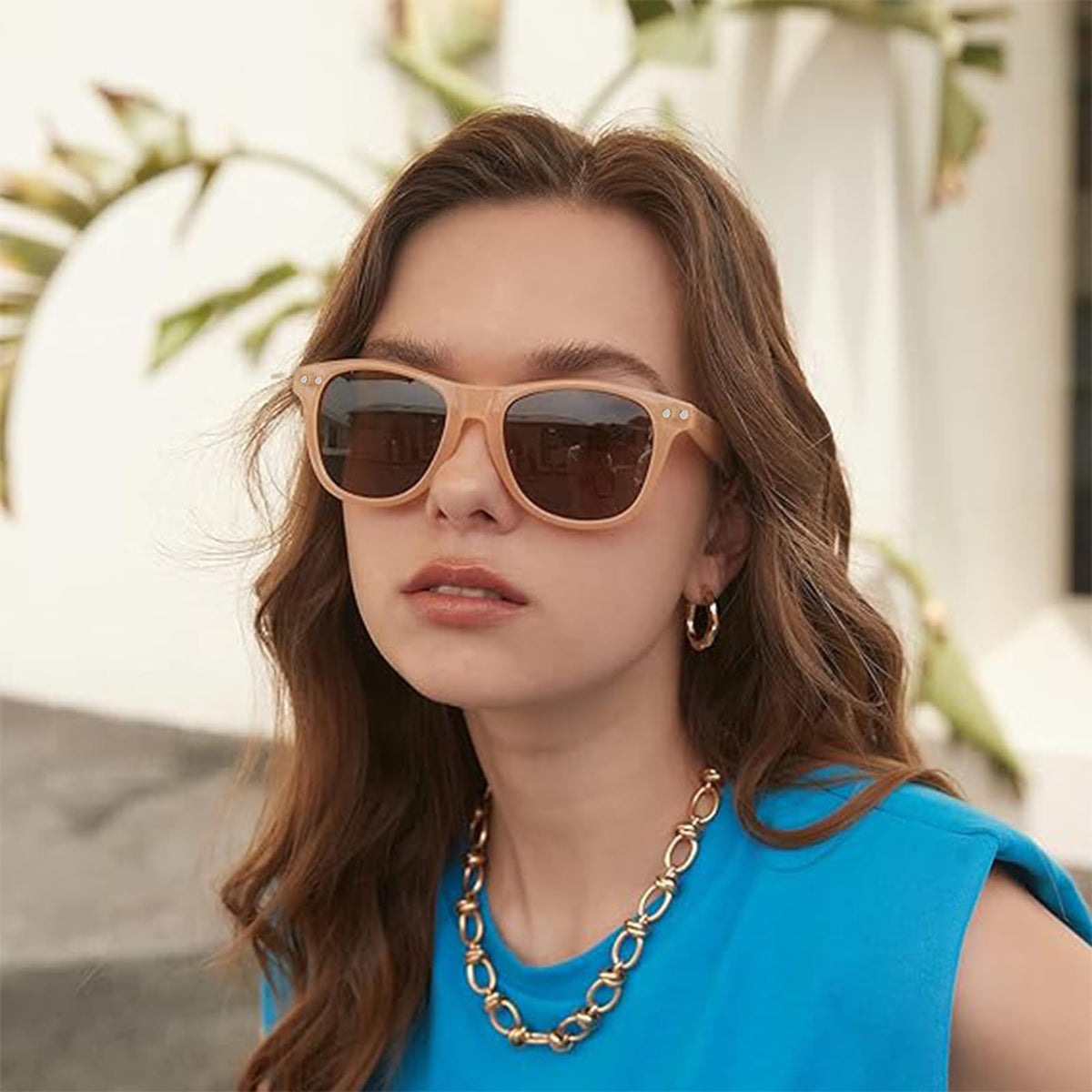 PALAY® Women Sunglasses, Fashion UV Protective Sunglasses for Men and Womenwith Travel Storage Case Stylish Polarized Sunglasses at Driving, Beach Resort, Travel