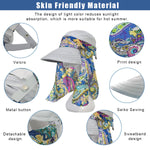 PALAY® UPF 50+ Sun Hats for Women Men Summer Grey