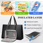 PALAY Laptop Bag for Office and Travel 15.6 Inch with Insulated Waterproof Compartment