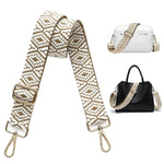 PALAY® Purse Strap Replacement Crossbody Wide Shoulder Strap Fashion Adjustable Canvas Straps Handbag Strap for Women Replacement Handbag Straps