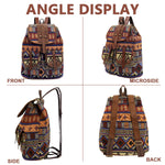 PALAY Bohemian Laptop Backpack for Travel and School featuring 38×33×9cm Size | Massage Cushioned Straps