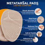 PALAY Foot Support for High Heels with Anti Slip Adhesive Gel Cushion Pads | 2 Pairs for Men and Women