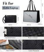 PALAY Tote Bag for Women with 48×32×18cm Size and Insulated Lunch Compartment | Shoulder and Hand Carry for Work or Travel