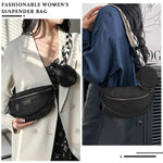 PALAY Women Sling Bag for Daily Use with 25x7x15cm Capacity and Adjustable Chain Strap | PU Leather Black Crossbody