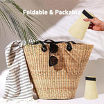 PALAY Straw Hat for Women featuring Wide Brim UV Protection and Adjustable Strap | Beige