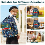 PALAY Dinosaur Trolley School Bag with Wheels