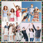 PALAY® 12Pcs Chic Beads Bracelets Evil Eye Bracelets Chic Rhinestone Charm Beads Bracelet Adjustable Rope Bracelets Friendship Bracelets Jewelry Gift for Women Girls