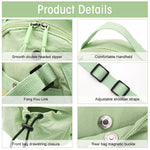 PALAY Sling Bag for Women with Dual Zipper Design and Adjustable Strap 18x6x18cm Nylon | Compact Crossbody for Daily Use