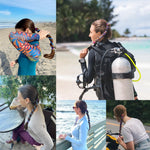 PALAY Hair Ties for Women with Dual End Ring Design and Triple Color Weave | Tangle Free Elastic Bands for Sports