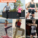 PALAY Running Belt Bag for Workouts featuring 360° Open Pocket and Elastic Hook | Grey