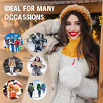 PALAY® 2Pcs Winter Fake Turtleneck Collar Fashion Warm Fake Collar with Flounce Hem Design Fashion Warm Fake Turtleneck Collar Sweater Collar for Crew Neck Sweaters, Blazers(Yellow& White)