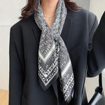 PALAY Satin Scarf for Women 35x35in 3 Pcs with Silky Feel Fabric | Hair Neck and Head Accessory