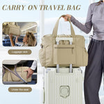 PALAY Women's Quilted Nylon Travel Bag Large Capacity Gym Bag