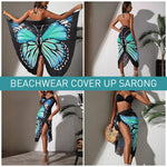 PALAY Beach Cover Up for Women featuring 108cm Length with Adjustable Straps and Silk Polyester Fabric