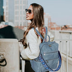 PALAY Backpack for Women with Multi Layer Design and Utility Pouch | Fashion PU Tote