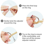 PALAY Ring Size Adjuster for Loose Rings with Spiral Design and Silicone Material | 8 Pack