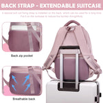 PALAY School Bag for Girls with Multi Compartment Storage and Padded Straps | Pink Nylon Backpack