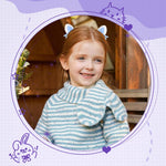 PALAY Hair Clips for Girls featuring Fluffy Fox Ear Design and 10 Colorful Pieces | Cute Kids Barrettes