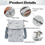 PALAY Women Purse Bag for Casual Outings with Adjustable Strap and 13.5x19.5cm Canvas Design