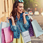 PALAY Women Purse for Casual Outings with 13.5x19.5cm Dual Pouch Design in Canvas Cloth