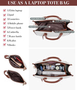 PALAY Tote Bag for Women with Insulated Lunch Compartment and Detachable Shoulder Strap | Travel and Office Use