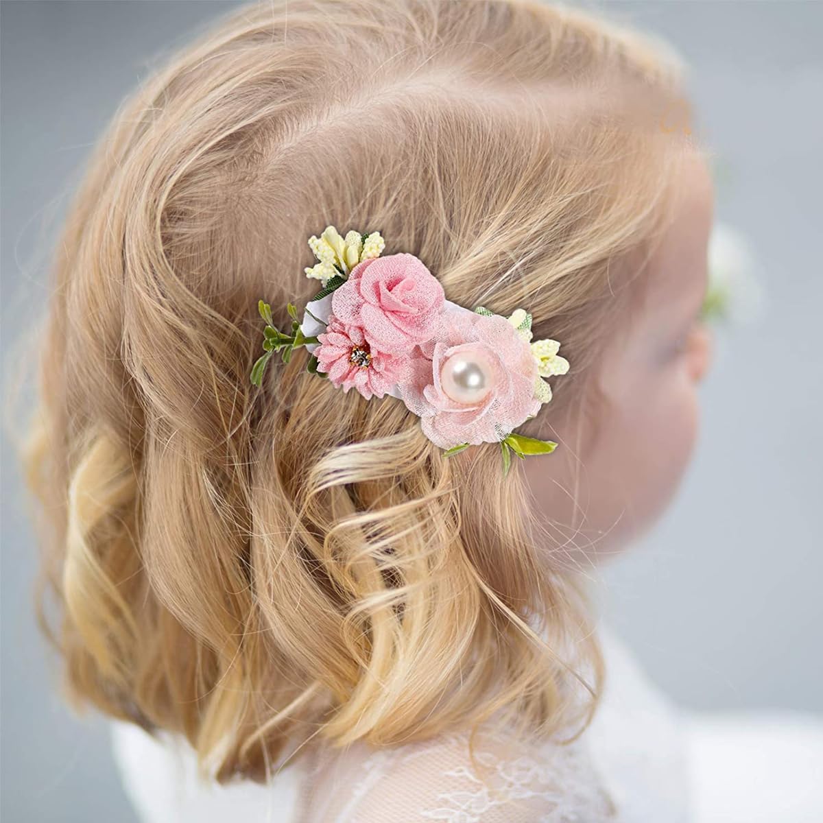PALAY Hair Bows for Girls 6 Pcs 5 in with Alligator Clips and Grosgrain Ribbon | Multicolour
